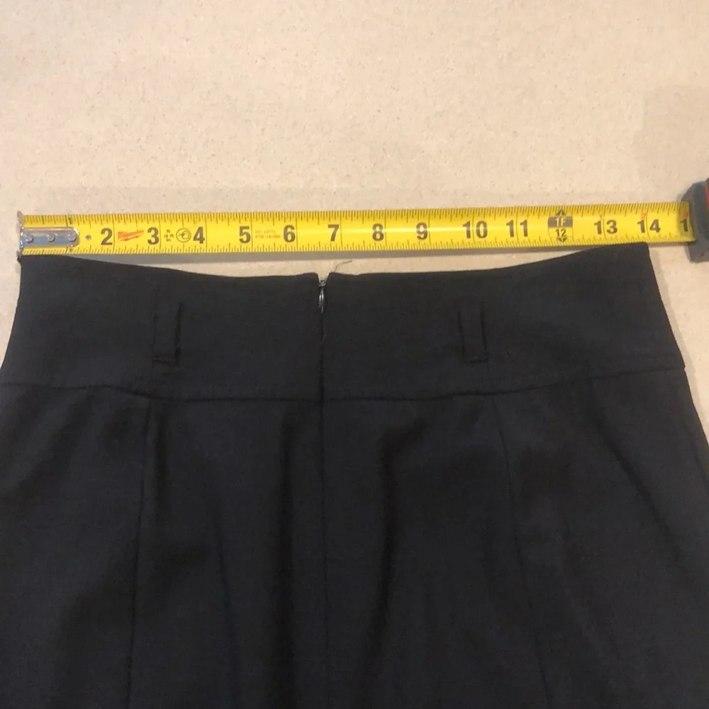 TALBOTS STRETCH PANEL PENCIL SKIRT BLACK SIZE 6P